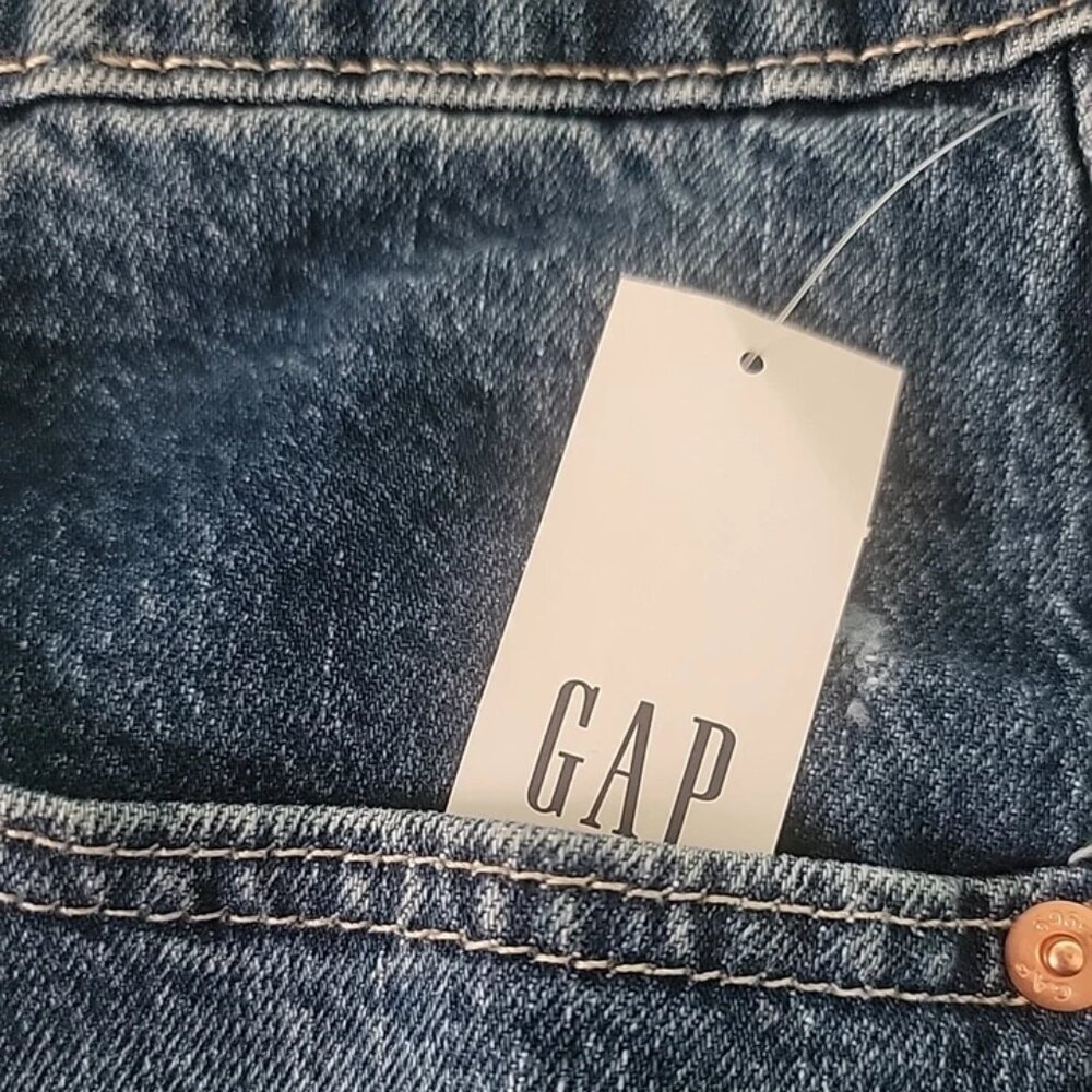 GAP Dark Blue Cropped Ankle Jeans